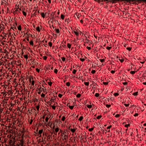 LOFT Red Knit Sweater - Picture 3 of 7